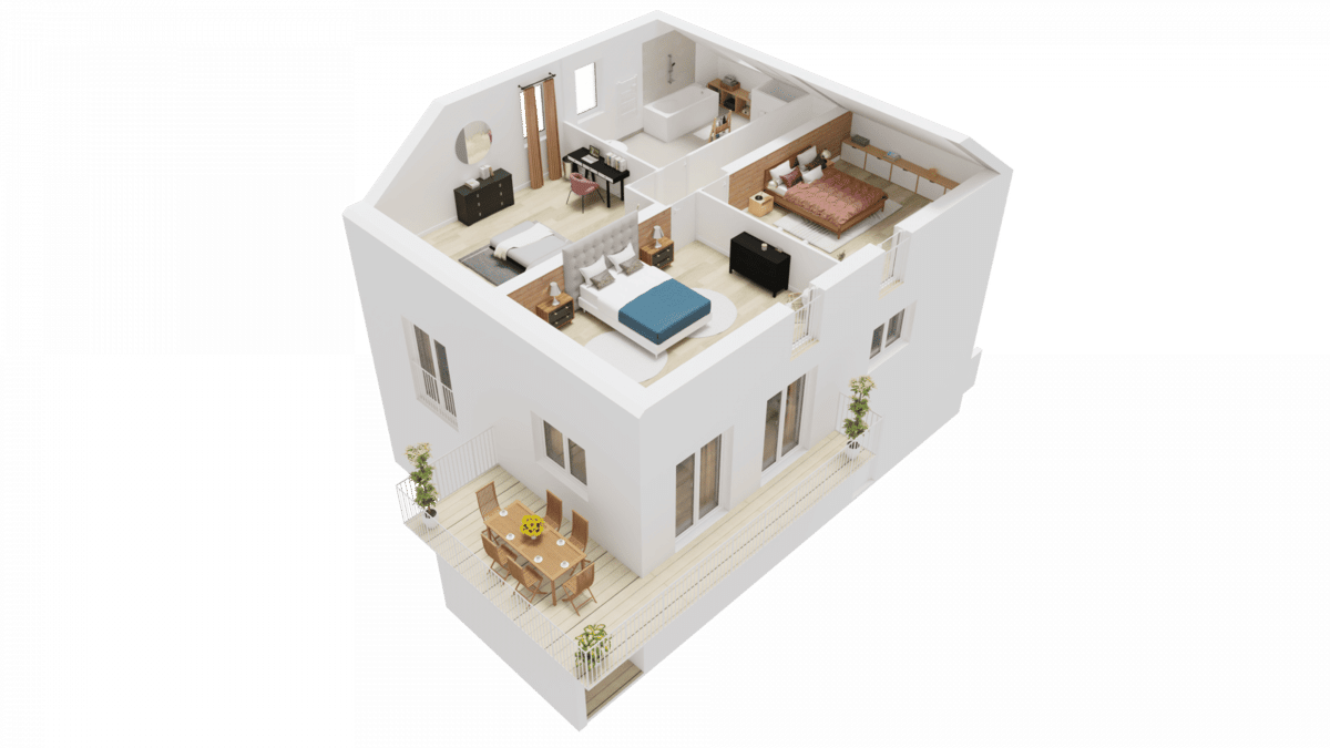 Aravis 02_axo_etage